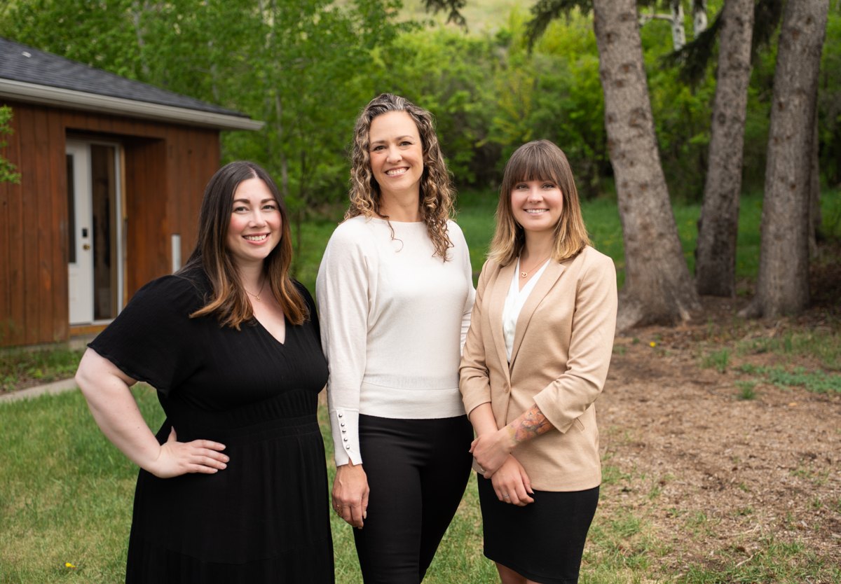 Outdoor team headshots in Calgary